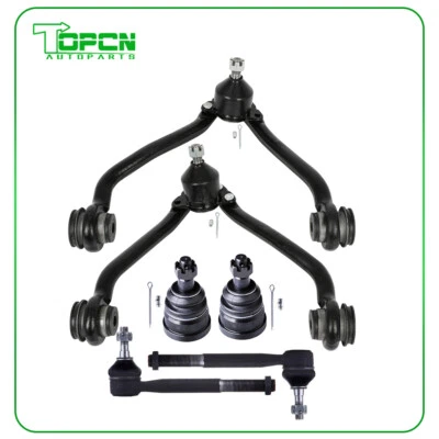 6x Front Upper Control Arm Tie Rod End For 1993 - 2000 GMC Chevrolet C2500 C3500 Foto 1 de 4