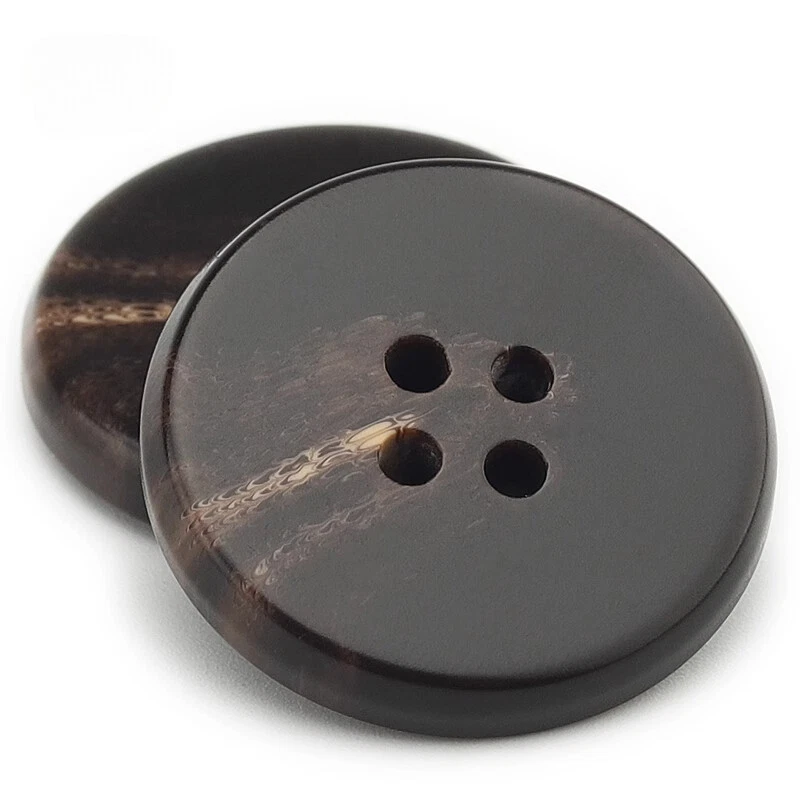10 Pieces Sewing Buttons Coat 4-Hole Round Resin Button Clothing DIY Crafts - Image 1 of 4