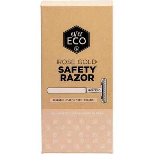 Ever Eco Safety Razor Rose Gold(Includes 10 replacement blades) - Picture 1 of 3