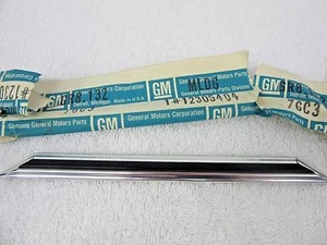 NOS 1983-1986 Buick Regal Front Fender Trim Molding Dark Blue GM 12305404  - Picture 1 of 5