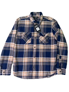 True Religion Flanell Hemd Shacket Herren Druckknopf Trucker Western Größe XL - Bild 1 von 10