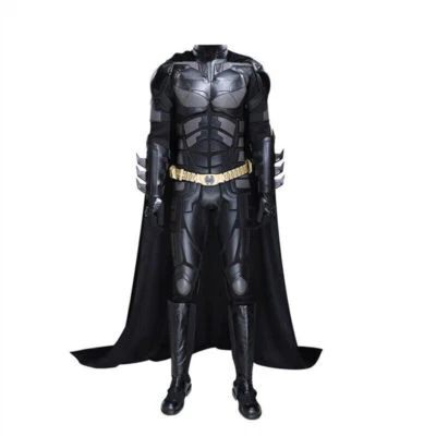Batman Bruce Wayne El Caballero Oscuro Disfraz Disfraz Halloween Mono Conjunto  Foto 1 de 4