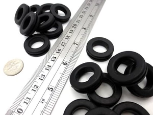 Ojal de goma de ajuste de orificio de 3/4" ajuste panel de 1/16" de grosor, tiene identificación de 9/16", ¡envío gratuito! - Imagen 1 de 12