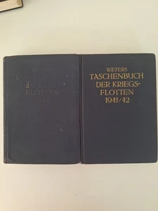 Konvolut Weyers  Taschenbuch der Kriegsflotten zwei Bücher 1940 und 1941/42 - Bild 1 von 8