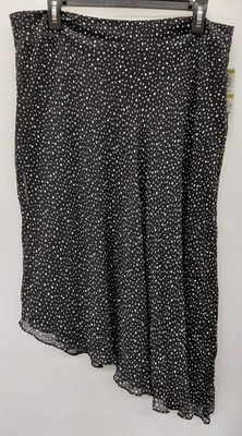 Style&Co. Falda mujer negra blanca talla 14 Foto 1 de 4
