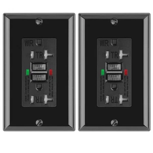2 Pack - GFCI Outlet 20 Amp, UL Listed, Self-Test GFI Receptacles, TamperResi... - Bild 1 von 8