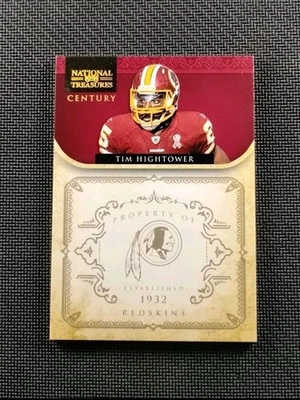 Tim Hightower 2012 Panini National Treasures Century Gold /10 #150 Washington  - Image 1 of 2