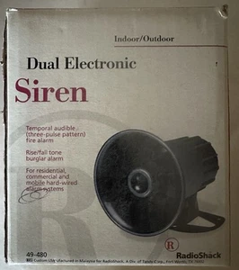 RadioShack 49-480 Dual Electronics Siren - Picture 1 of 5