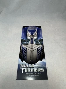 Billet de projection Transformers Botcon 2007 TRANSFORMERS MOVIE Botcon Charty - Photo 1/4