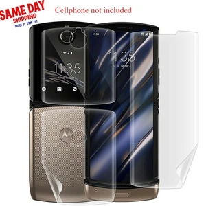 3in1 Full Coverage Hydrogel Soft Flim Screen Protector f Motorola razr 4G (2019) - Picture 1 of 6