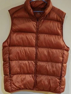 Uniqlo Ultra Light Down Bronze Puffer Vest Mens Size Xl Like New Pre-owned - Picture 1 of 6