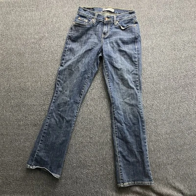 Женские джинсы Levis размер 4 27x32 темно-синие 529 изогнутые эластичные джинсы - Изображение 1 из 4