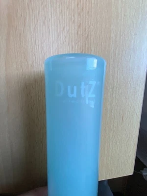 Dutz Vase, Glas,  runde Glasvase 15  cm grün türkis - Bild 1 von 4