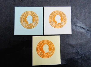 nystamps US Cut Square Stamp # U529-U531 Mint H       N28x2978 - Picture 1 of 2