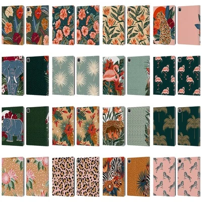 CAT COQUILLETTE TROPICAL WILDLIFE LEATHER BOOK WALLET CASE FOR APPLE iPAD - Image 1 of 4