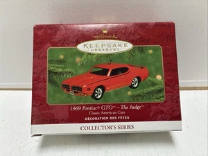 Vintage 2000 Hallmark Keepsake "1969 Pontiac GTO Judge" #10 Classic American Cars - Bild 1 von 8