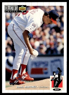 1994 Collector's Choice Dennis Martinez Cleveland Indians #546 - Image 1 of 2