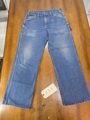 Work N’ Sport Jeans Mens 34 x 30 Blue Carpenter Straight Light Wash VGC - Image 1 of 4