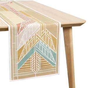 Frank Lloyd Wright Dana Sumac Table Runner 66” X 14” Kafi Home EUC - Picture 1 of 6
