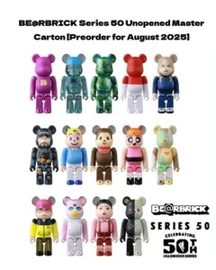 Estuche de cartón maestro Medicom Toy BE\@RBRICK serie 50 (4 cajas, 96 piezas) de Japón - Imagen 1 de 16