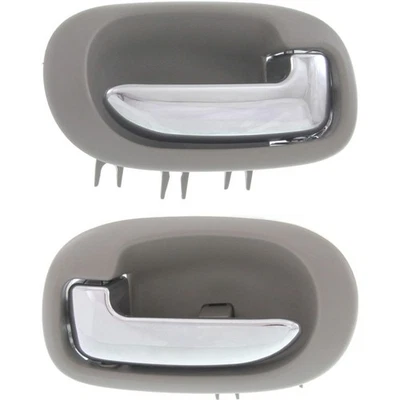 Juego de manijas de puerta para Chrysler Sebring 2001-06 gris luz trasera con palanca cromada 2 piezas Foto 1 de 4