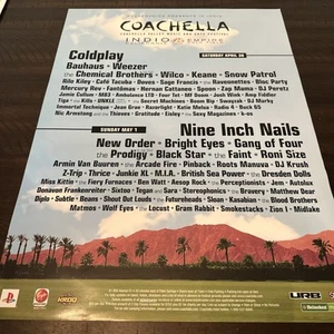 Coachella Valley Music & Arts Festival 2005 Lineup Poster - 24x18 - Bild 1 von 4