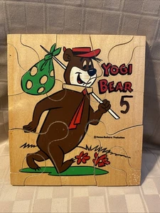 Vintage Wood Puzzle Yogi Bear - Picture 1 of 14
