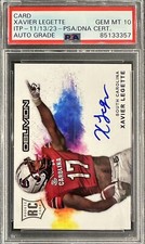 Xavier Legette Signed 2023 Oblivion Gamecocks AUTO Rookie Card PSA 10