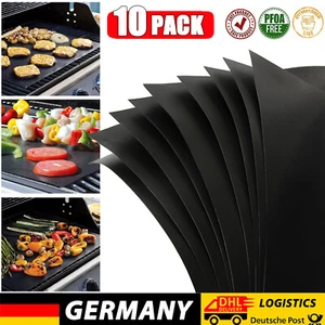 10x BBQ-Grillmatte mit Teflon - Für Gasgrill & Holzkohlegrill als Bratfolie - Bild 1 von 16