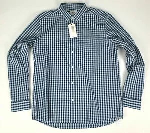 NWT WeSC Stockholm Sweden Shirt Regular Fit Navy Blazer SZ Men's /M Women's /L 4 - Picture 1 of 2
