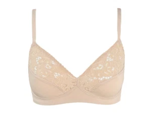 Sujetador sin aros Triumph Cotton Lace Comfort N 75A 75C 95C NUEVO - Imagen 1 de 4