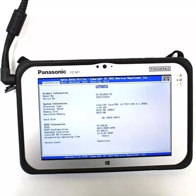 Panasonic Toughpad FZ-M1 MK3 7" WXGA, M5-7Y57, 8GB RAM 128GB SSD, Wi-Fi, 4G LTE - Image 1 of 4
