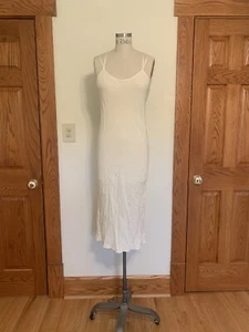 Vintage Made In USA off White criss cross spaghetti strap Michael Kors Dress - Picture 1 of 5
