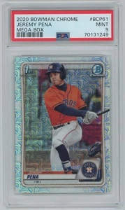 Jeremy Pena (PSA 9) 2020 Bowman cromado mega caja refractor primer Bowman #BCP-61 - Imagen 1 de 2