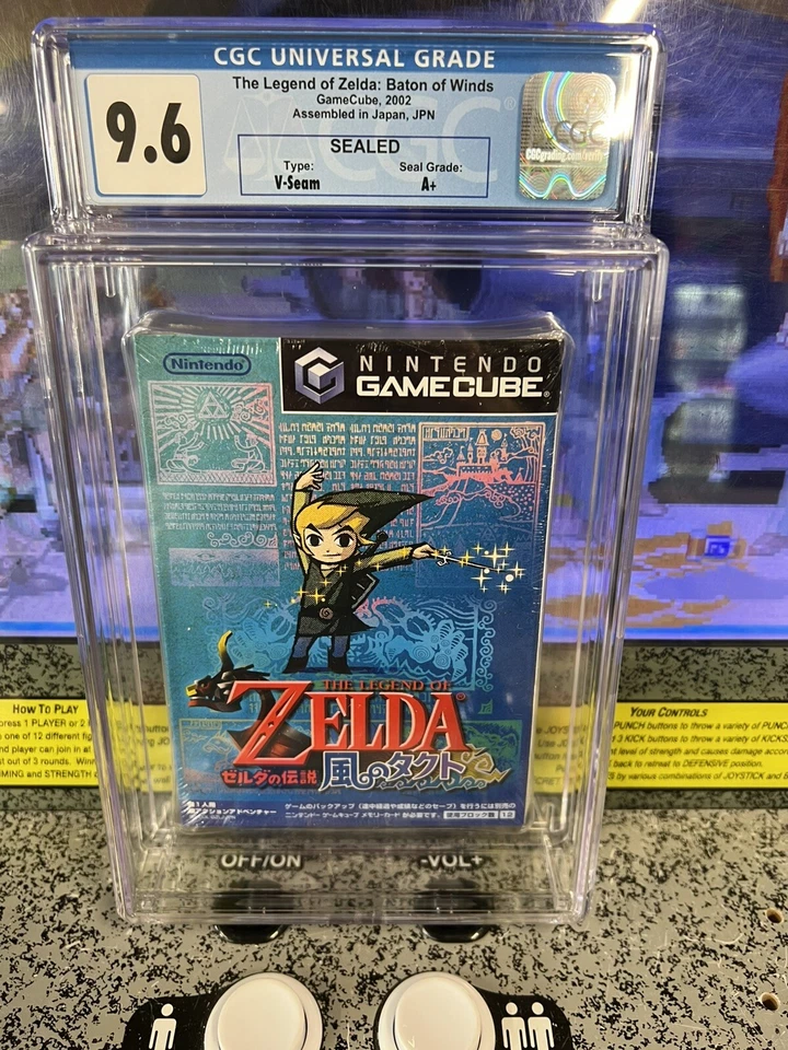 2002 Gamecube Legend of Zelda Baton of Winds Japan Wind Waker CGC 9.6 A+ SEALED - Image 1 of 4