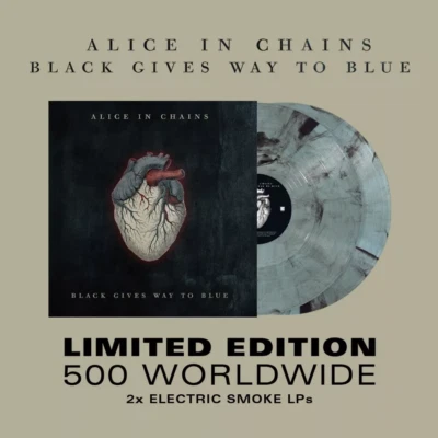 Alice In Chains - Black Gives Way To Blue 2LP Electric Smoke Vinyl Revolver - Image 1 of 3