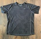 Nike Miler Short Sleeve Running Shirt Dri-Fit Size XL Geometric 695394-060