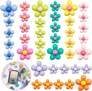 40 Stück bunte Blumen Kühlschrankmagnete Deko Kühlschrankmagnete - Bild 1 von 6