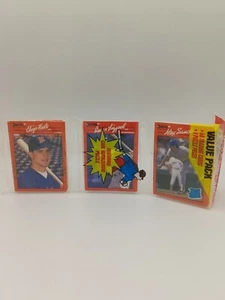 Vintage 1990 Donruss Baseball Puzzle and Cards Value Pack - Picture 1 of 4