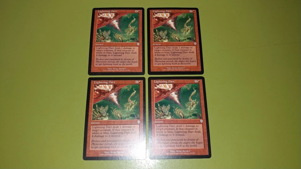 Lightning Dart x4 - Invasion - Magic the Gathering MTG 4x Playset - Image 1 of 1