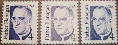 FATHER FLANAGN Complete Variety Set of 3 MNH Scott's 2171 2171A & 2171B - Image 1 of 2