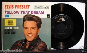 ELVIS PRESLEY-Follow That Dream-Rare Incorrect Play Times-RCA VICTOR #EPA-4368 - Picture 1 of 2