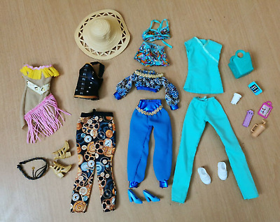 Barbie Dolls Clothes  / Shoes & Accessories Bundle / Clothes Only (4) • 14.53£