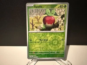 2025 Pokemon TCG Applin 016 Destined Rivals Reverse Holo Card NM+ - Picture 1 of 1
