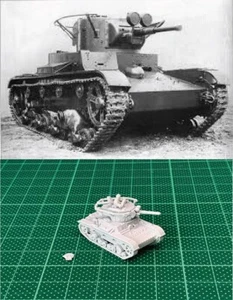 1/144 WWII Russian T-26 Light Tank late version Resin Kit (RSU253A) - Picture 1 of 1