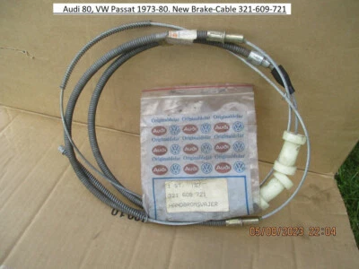 Audi 80, VW Passat 1973-80. Cable freno mano nuevo.321-609-721 Foto 1 de 3