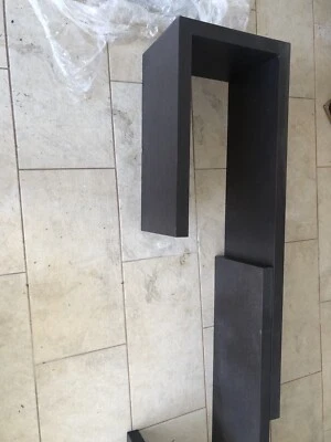 Set 2 Mensole da Parete Moderne Design colore Nero Marca FEG Arredamento - Immagine 1 di 4