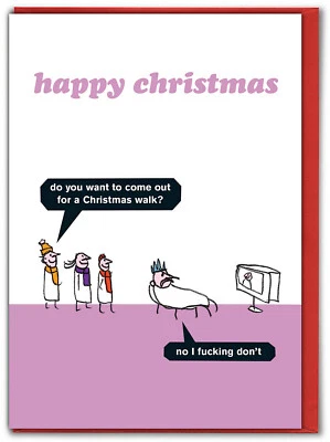 BRAINBOX CANDY / MODERN TOSS Modern Toss Christmas Cards Funny RUDE Hilarious Humour Cheeky Cartoon Comedy