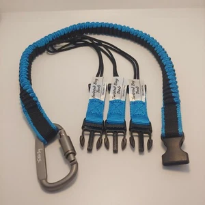 Herramienta Cordón Andamio Cordón Herramienta Cordón Arnés de Seguridad con 3 Conectores de Herramientas - Imagen 1 de 3
