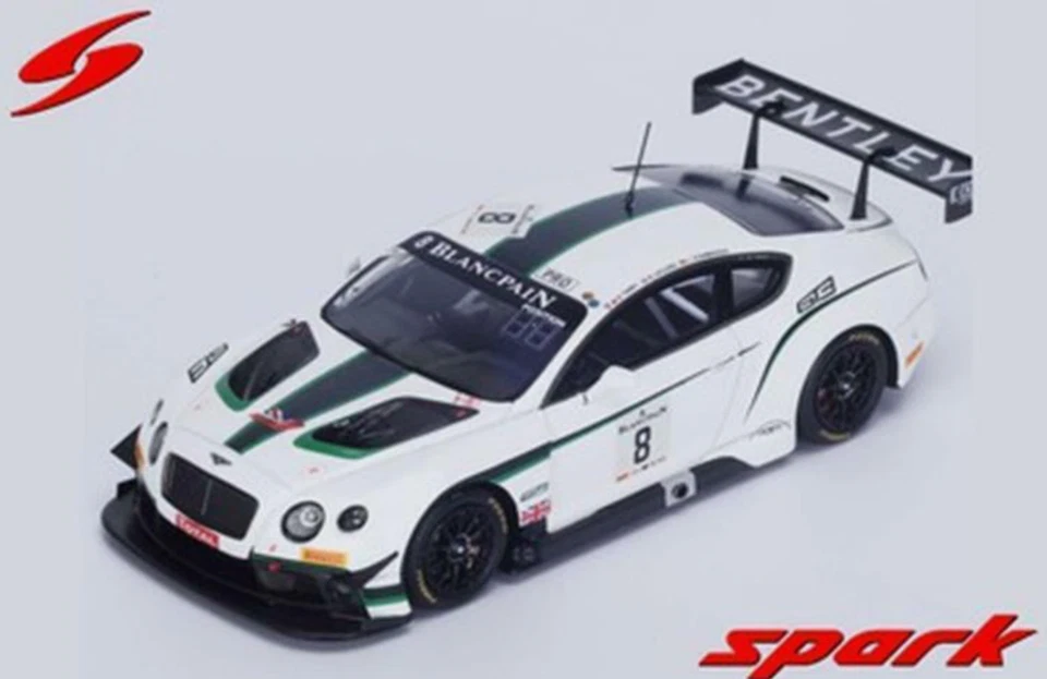 1/43 BENTLEY CONTINENTAL GT3 M-SPORT 24H SPA 2014 LECLREC D'AMBROSIO SPARK SB079 - Immagine 1 di 1